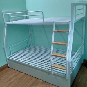 Giường tầng hộp vuông có ngăn kéo gỗ hiện đại rộng 1m2/1m GS 58
