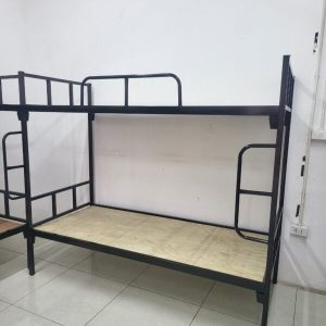 Giường sắt 2 tầng 85cm màu đen - GS 26