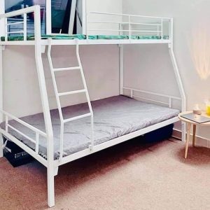 Giường sắt lệch tầng 1m2 - GS 39