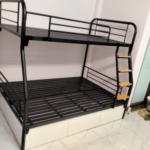 Giường sắt tầng 1m4/1m2 có hộc- GS 72