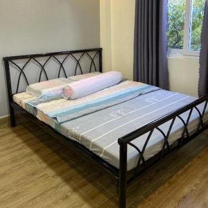 Giường sắt đơn ống tròn 1m8 - GS 07