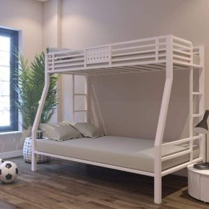 Giường sắt 2 tầng lệch 1m2 kiểu mới GS 49